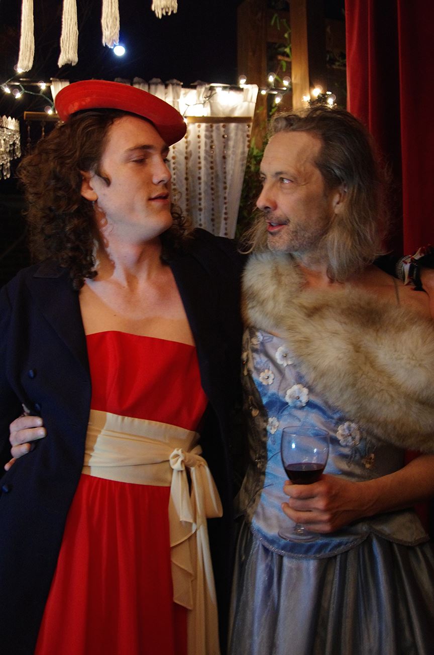 Kellner and Pope solving the problems of the world... fabulously